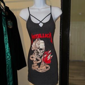 Metallica mini dress